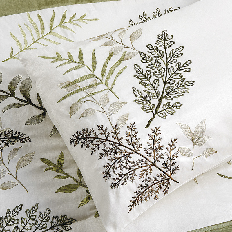 A00005 6 PCS conjunto de bordado com padrão de flores de luxo
