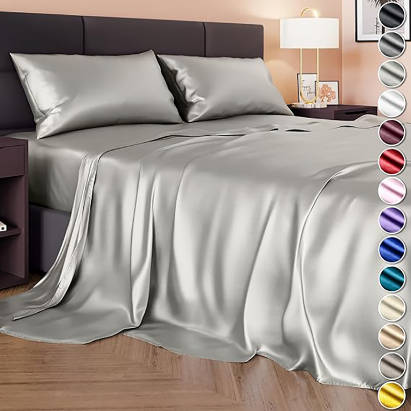 Conjunto de lençóis de cetim 4PCS D00002