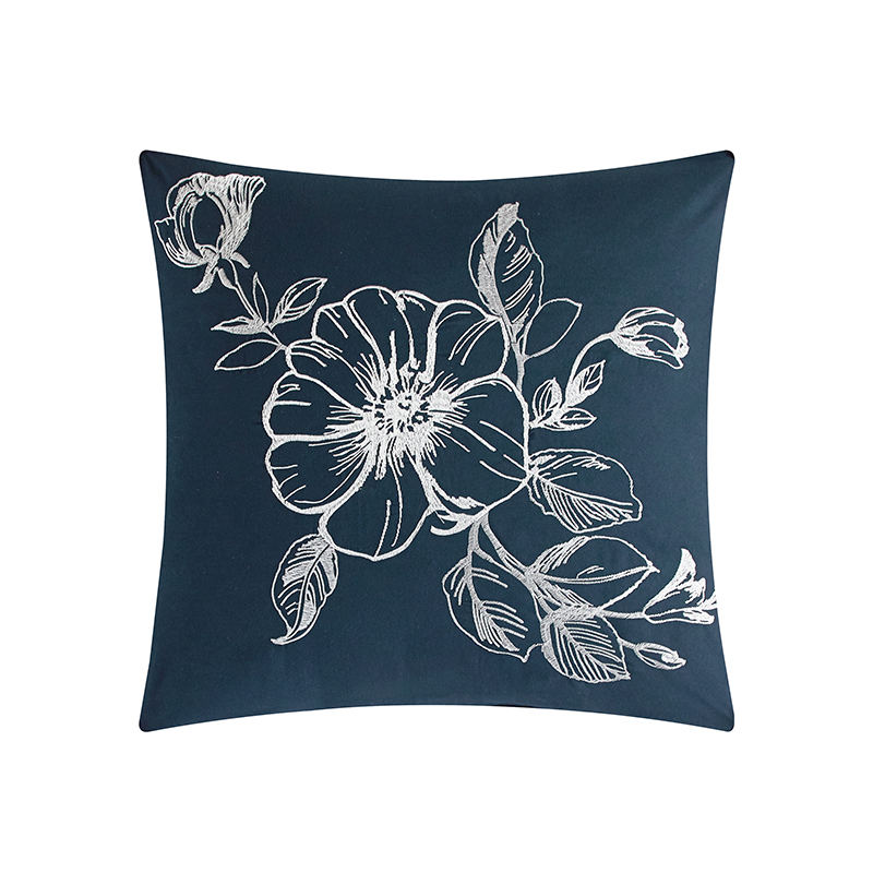 A00001 6 PCS Conjunto de edredom com estampa de flores em flor